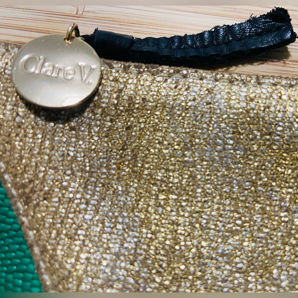 Clare V Flat Clutch In Multi Patchwork Design - image 3